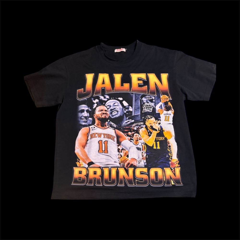 Jalen Brunson New York Knicks tri-state legend Tee size large
